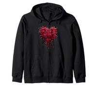 Ufficiale Spiral Bleeding Heart Gothic Fantasy Felpa con Cappuccio