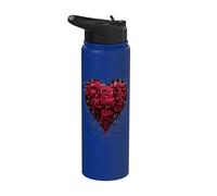 Ufficiale Spiral Bleeding Heart Gothic Fantasy Stainless Steel Insulated Water Bottle
