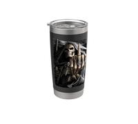 Ufficiale Spiral Bone Finger Skeleton Gothic Fantasy Bicchiere termico in acciaio inox doppia parete