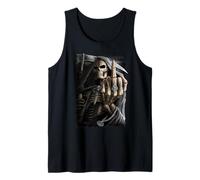 Ufficiale Spiral Bone Finger Skeleton Gothic Fantasy Canotta