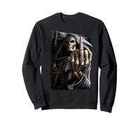 Ufficiale Spiral Bone Finger Skeleton Gothic Fantasy Felpa