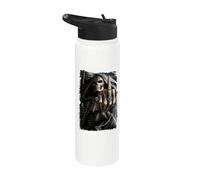 Ufficiale Spiral Bone Finger Skeleton Gothic Fantasy Stainless Steel Insulated Water Bottle