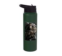 Ufficiale Spiral Bone Finger Skeleton Gothic Fantasy Stainless Steel Insulated Water Bottle