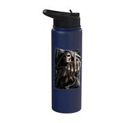 Ufficiale Spiral Bone Finger Skeleton Gothic Fantasy Stainless Steel Insulated Water Bottle