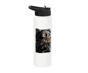 Ufficiale Spiral Bone Finger Skeleton Gothic Fantasy Stainless Steel Insulated Water Bottle