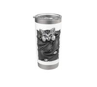 Ufficiale Spiral Bright Eyes Kitten Gothic Fantasy Bicchiere termico in acciaio inox doppia parete