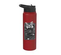 Ufficiale Spiral Bright Eyes Kitten Gothic Fantasy Stainless Steel Insulated Water Bottle