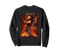 Ufficiale Spiral Draconis Flame Gothic Fantasy Felpa