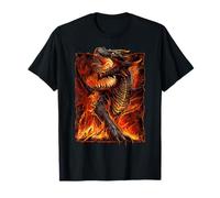 Ufficiale Spiral Draconis Flame Gothic Fantasy Maglietta
