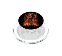 Ufficiale Spiral Draconis Flame Gothic Fantasy PopSockets PopGrip per MagSafe