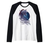 Ufficiale Spiral Dragon Borne Gothic Fantasy Maglia con Maniche Raglan