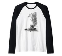 Ufficiale Spiral Enslaved Angel Gothic Fantasy Maglia con Maniche Raglan