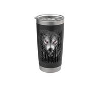 Ufficiale Spiral Forest Wolf Gothic Fantasy Bicchiere termico in acciaio inox doppia parete