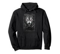 Ufficiale Spiral Forest Wolf Gothic Fantasy Felpa con Cappuccio