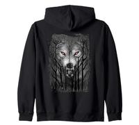 Ufficiale Spiral Forest Wolf Gothic Fantasy Felpa con Cappuccio