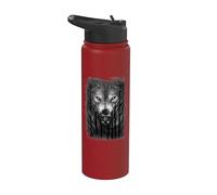 Ufficiale Spiral Forest Wolf Gothic Fantasy Stainless Steel Insulated Water Bottle