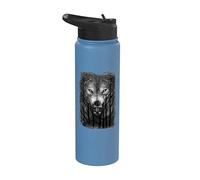 Ufficiale Spiral Forest Wolf Gothic Fantasy Stainless Steel Insulated Water Bottle