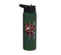 Ufficiale Spiral Oriental Dragon Gothic Fantasy Stainless Steel Insulated Water Bottle