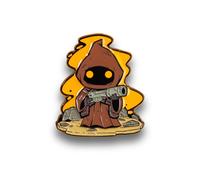 Ufficiale Star Wars Jawa Pin Esclusivo Arte Design By Derek Laufman