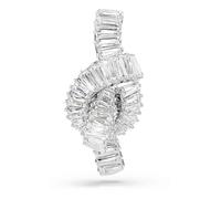 [Ufficiale] [Swarovski] Matrix Pin, taglio baguette, nodo, bianco, placcatura rodio