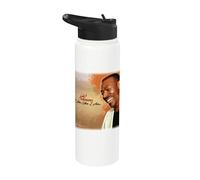 Ufficiale Teddy Pendergrass I am What I Am Logo Stainless Steel Insulated Water Bottle