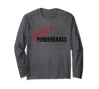 Ufficiale Teddy Pendergrass Signature Black on Red Legend Maglia a Manica