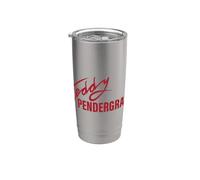 Ufficiale Teddy Pendergrass Signature Legendary R&B Red Bicchiere termico in acciaio inox doppia parete