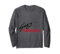 Ufficiale Teddy Pendergrass Signature Red on Black Maglia a Manica