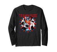 Ufficiale The Black Crowes Logo band Vintage Rock Blues Maglia a Manica