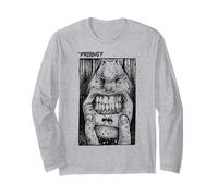 Ufficiale The Prodigy Lip Tat Big Beat Band Retro Maglia a Manica