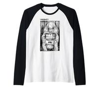 Ufficiale The Prodigy Lip Tat Big Beat Band Retro Maglia con Maniche Raglan