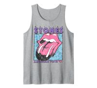 Ufficiale The Rolling Stones American Tour 81 Grigio per Fan Canotta