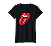 Ufficiale The Rolling Stones Iconic Tongue No Filter Maglietta, Donna, Nero, S