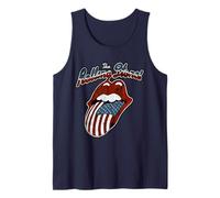 Ufficiale The Rolling Stones Tour America Navy Blue Canotta