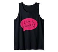 Ufficiale The Wombats I Am A Wombat Indie Rock Band Canotta