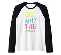 Ufficiale The Wombats So Why The Wombats Musica Band Maglia con Maniche Raglan