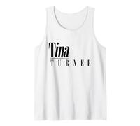 Ufficiale Tina Turner Black Logo Artwork Canotta