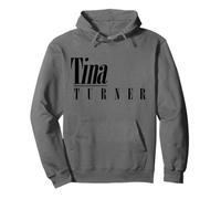 Ufficiale Tina Turner Black Logo Artwork Felpa con Cappuccio