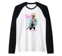 Ufficiale Tina Turner Private Dancer Artwork Maglia con Maniche Raglan
