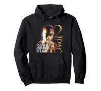 Ufficiale Tupac To Live And Die a Los Angeles Felpa con Cappuccio