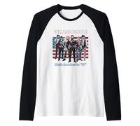 Ufficiale Village People Cruisin Thru America ’79 Maglia con Maniche Raglan