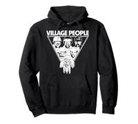 Ufficiale Village People Logo Triangle Artwork Felpa con Cappuccio