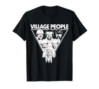 Ufficiale Village People Logo Triangle Artwork Maglietta