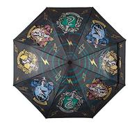 BioWorld Merchandising Ombrello Ufficiale Harry Potter Hogwarts Crests Compatto Reattivo Liquido