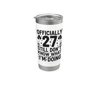 Ufficialmente 27 Ancora non so cosa sto facendo Bicchiere termico in acciaio inox doppia parete