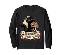Ufficialmente La Sua Persona Preferita Gatto Sposa Maglia a Manica