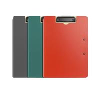 Ufficio Cartella portadocumenti pieghevole multicolore da 3 pezzi, robusta, con doppia clip, organizer for contratti Organizer per documenti