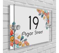 Ufficio Casa Insegna/Placca A3 Misura (420mm x 297mm) Numero Strada Nome -