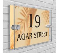 Ufficio Casa Insegna/Placca A3 Misura (420mm x 297mm) Numero Strada Nome -