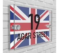 Ufficio Casa Insegna/Placca A3 Misura (420mm x 297mm) Numero Strada Nome -